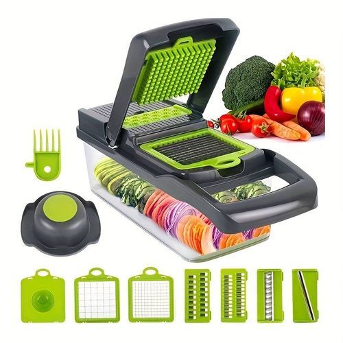 Découpeuse Légumes-Oignons Multifonctions 10 en 1
