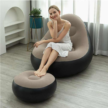 Fauteuil gonflable + pompe manuel