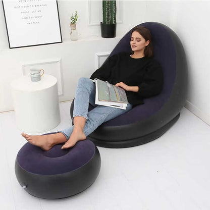 Fauteuil gonflable + pompe manuel