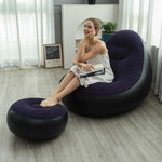 Charger l&#39;image dans la galerie, Fauteuil gonflable + pompe manuel
