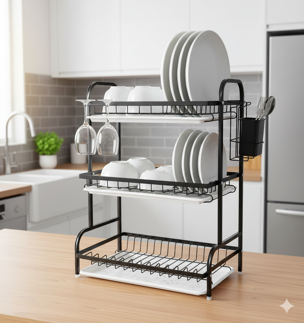 Étagère de rangement pour accessoires de cuisine