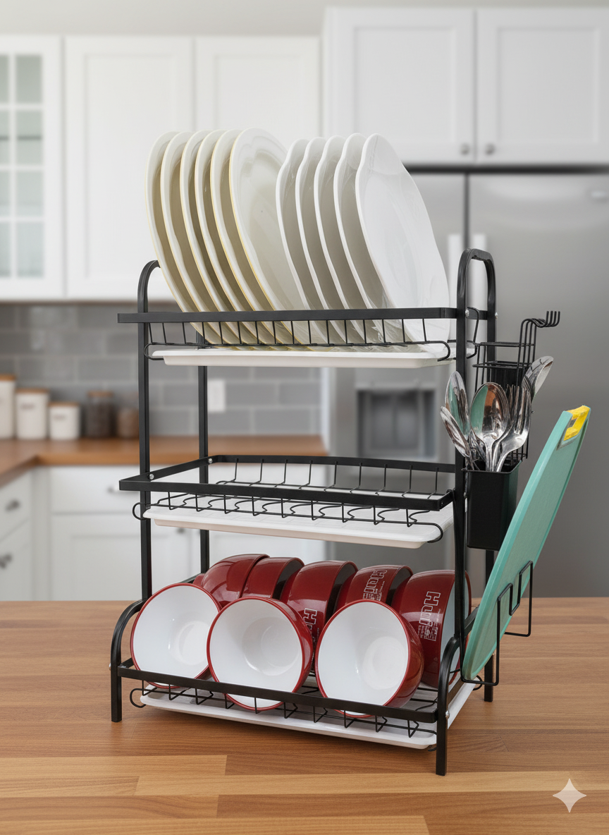 Étagère de rangement pour accessoires de cuisine